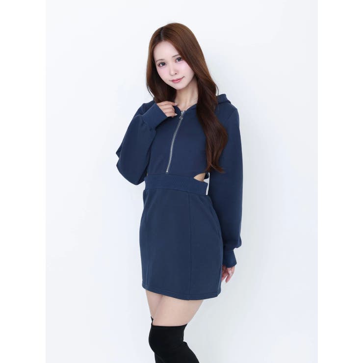 カットアウトフーディーワンピース | EATME | 詳細画像23 