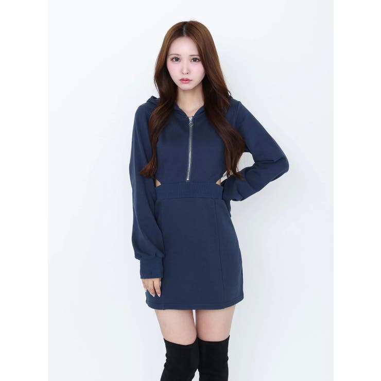 カットアウトフーディーワンピース | EATME | 詳細画像25 