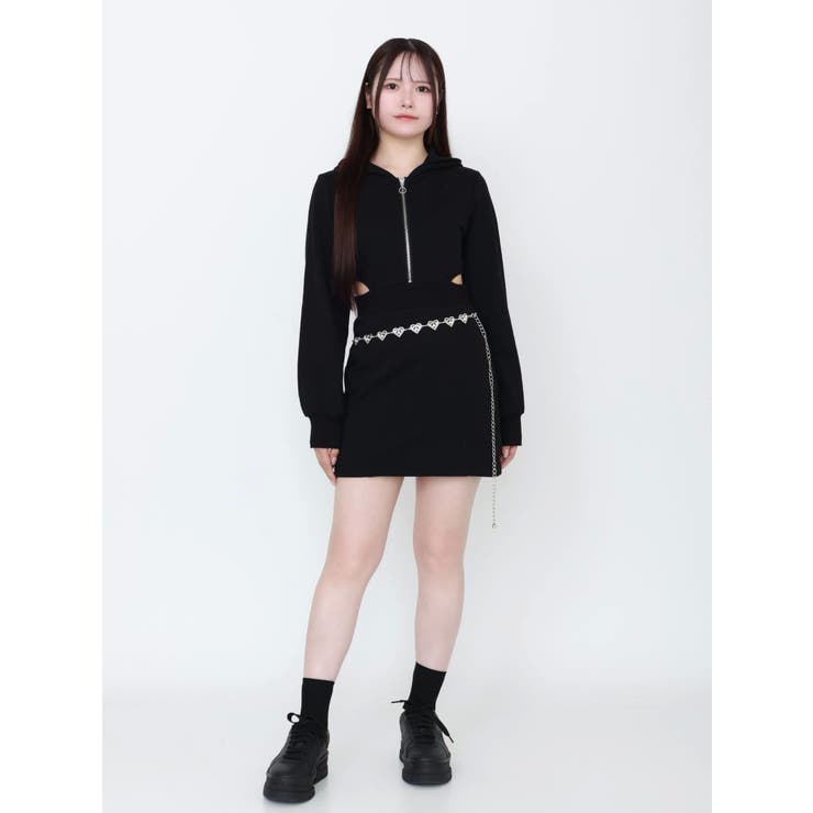 カットアウトフーディーワンピース | EATME | 詳細画像32 