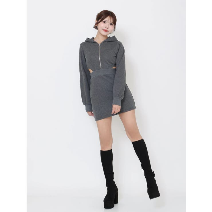 カットアウトフーディーワンピース | EATME | 詳細画像37 