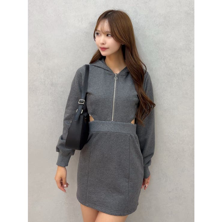 カットアウトフーディーワンピース | EATME | 詳細画像5 