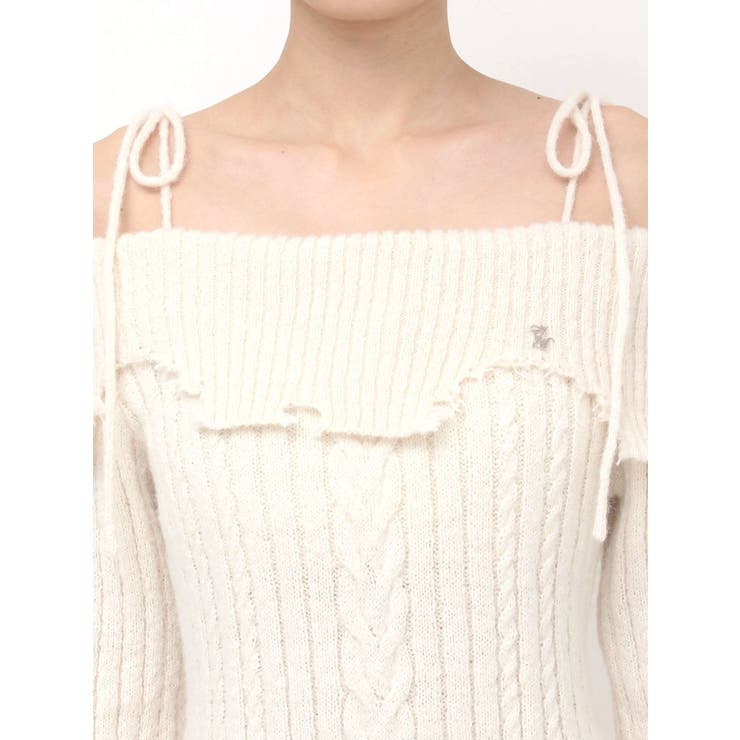 ヘムシャギーオフショルニットワンピース | EATME | 詳細画像45 