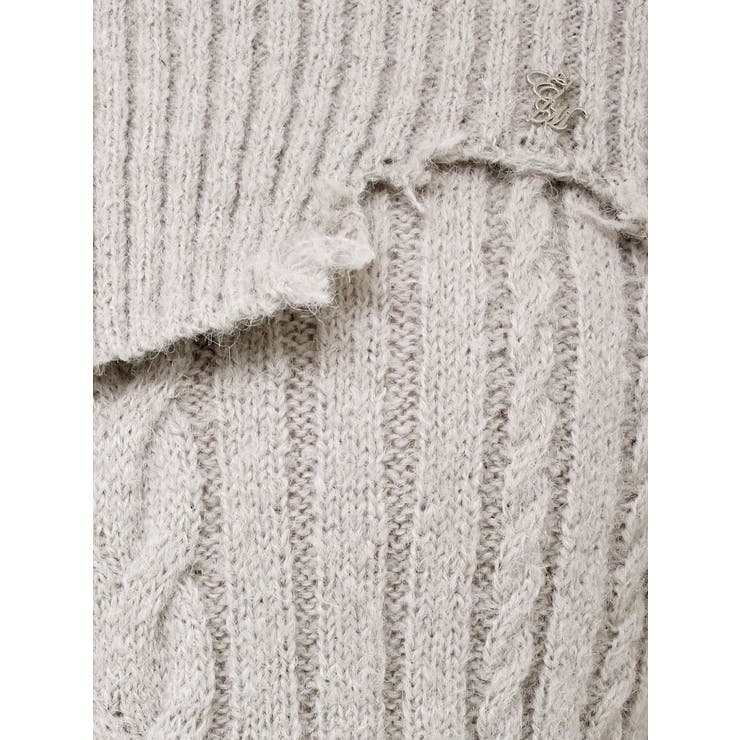 ヘムシャギーオフショルニットワンピース | EATME | 詳細画像50 