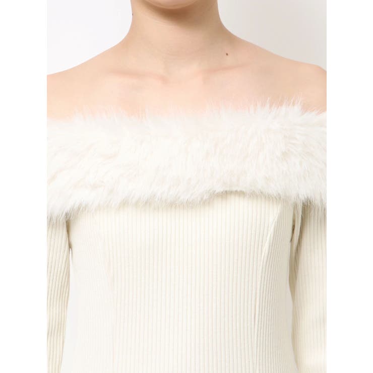 フェイクファーオフショルロングワンピース | EATME | 詳細画像39 