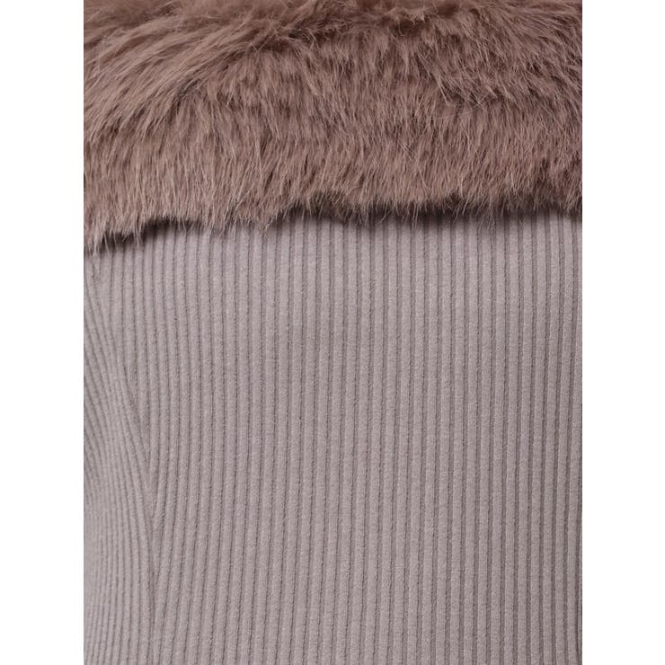 フェイクファーオフショルロングワンピース | EATME | 詳細画像46 