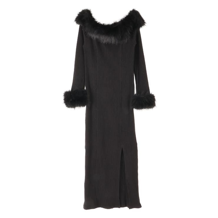 フェイクファーオフショルロングワンピース | EATME | 詳細画像48 