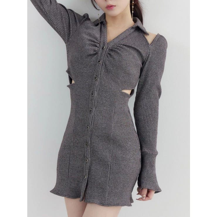 オープンカラーワンピース | EATME | 詳細画像1 