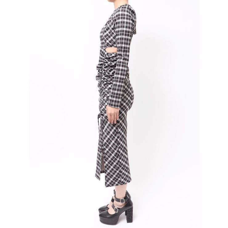 デコルテチェックワンピース | EATME | 詳細画像29 