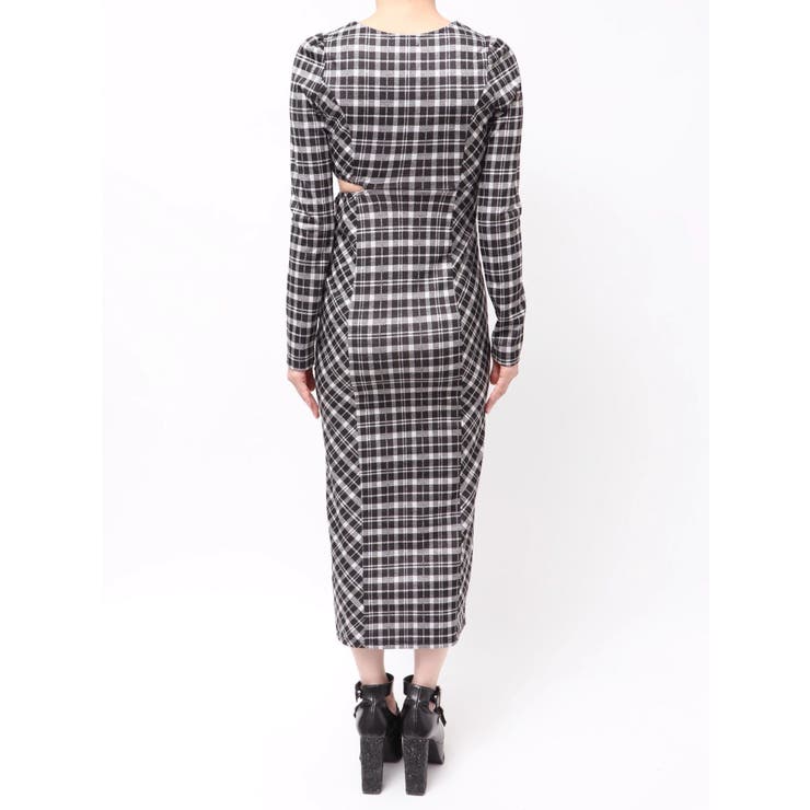 デコルテチェックワンピース | EATME | 詳細画像30 