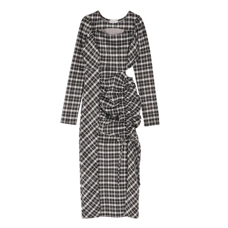 デコルテチェックワンピース | EATME | 詳細画像40 