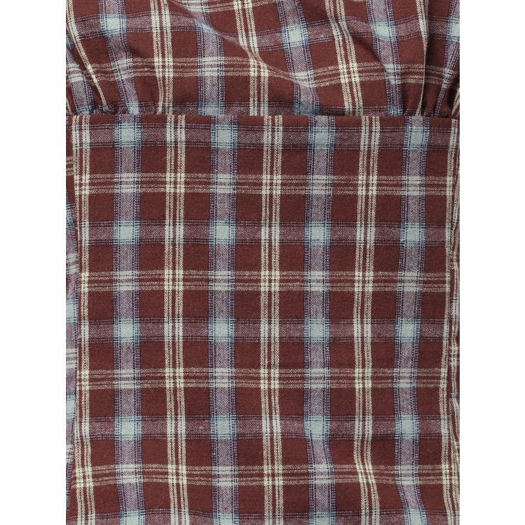 リボンショルダーチェックブラウス | EATME | 詳細画像33 