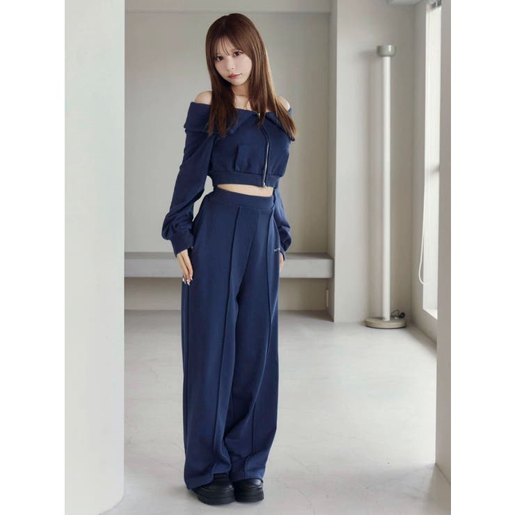 【SETUP着用可】スウェットワイドパンツ | EATME | 詳細画像21 