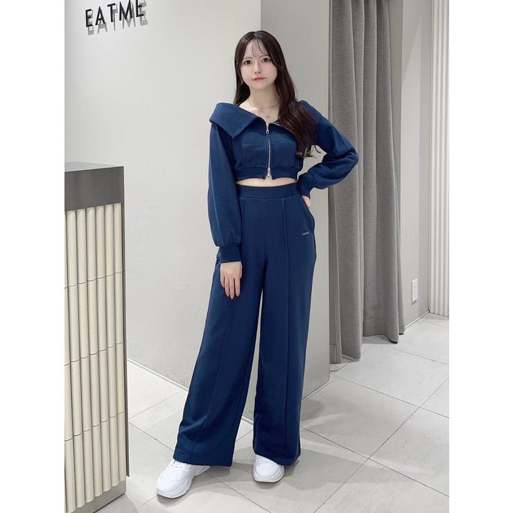 【SETUP着用可】スウェットワイドパンツ | EATME | 詳細画像5 