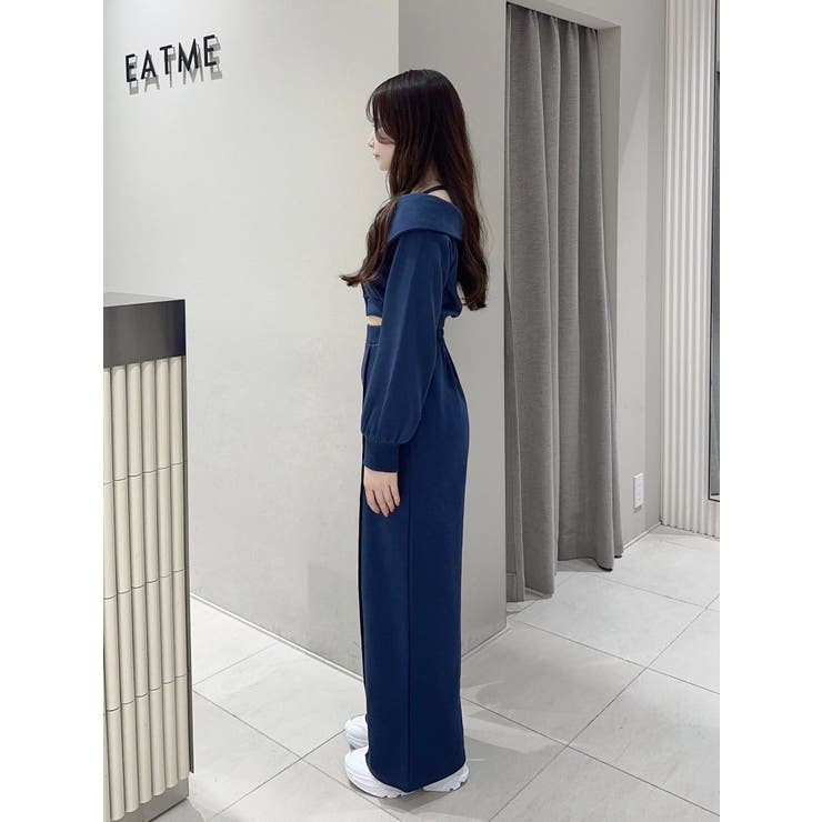 【SETUP着用可】スウェットワイドパンツ | EATME | 詳細画像6 