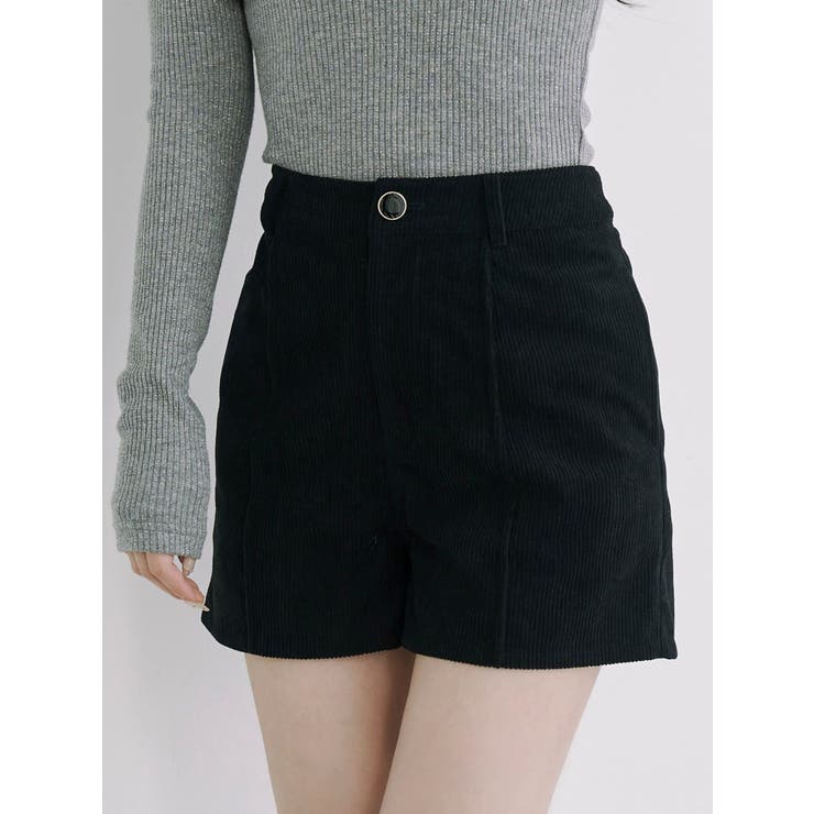 ブラック | コーデュロイショートパンツ | EATME
