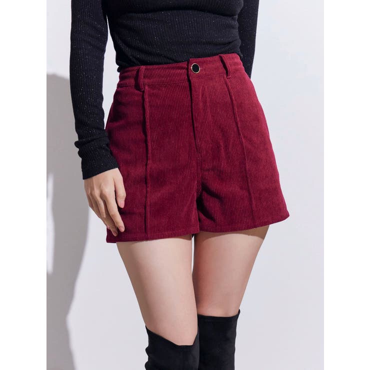 ワイン | コーデュロイショートパンツ | EATME