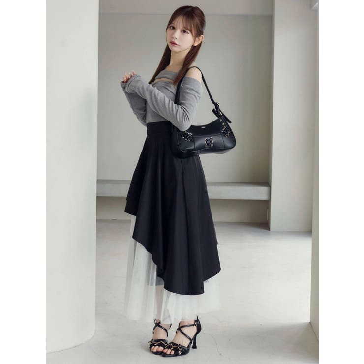 アシンメトリーフレアスカート | EATME | 詳細画像13 