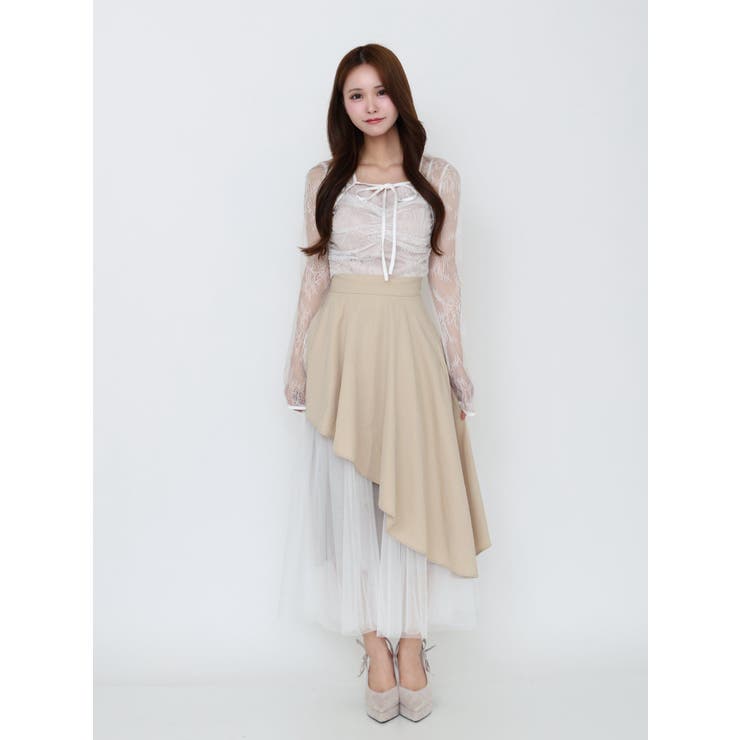 アシンメトリーフレアスカート | EATME | 詳細画像9 