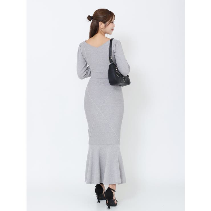 【SETUP着用可】クロスケーブルニットスカート | EATME | 詳細画像12 