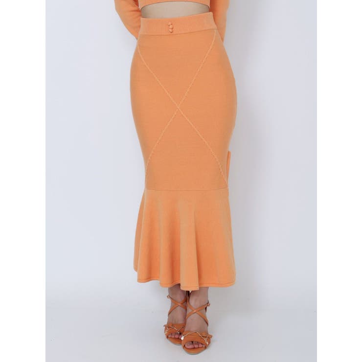 【SETUP着用可】クロスケーブルニットスカート | EATME | 詳細画像15 