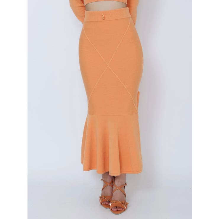 【SETUP着用可】クロスケーブルニットスカート | EATME | 詳細画像29 