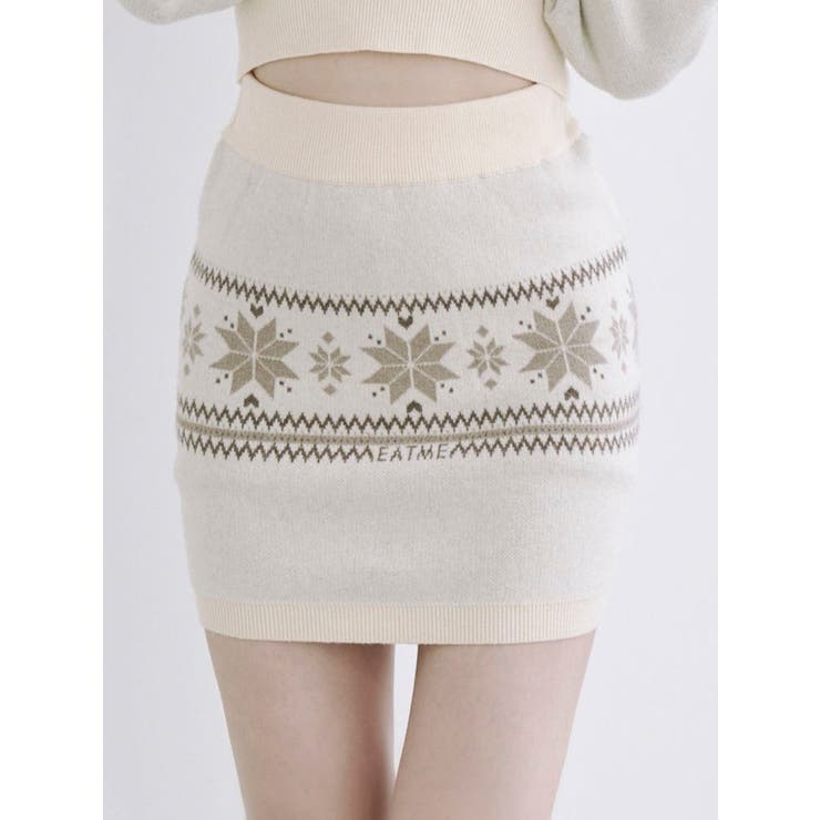 ノルディックニットスカート | EATME | 詳細画像1 
