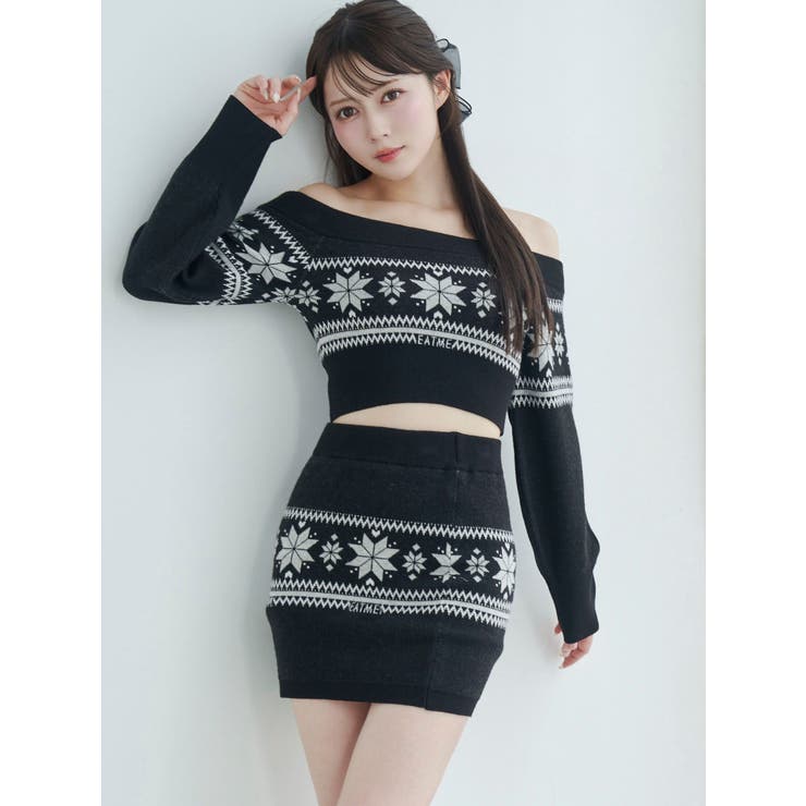 ノルディックニットスカート | EATME | 詳細画像12 