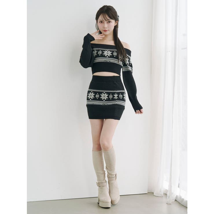 ノルディックニットスカート | EATME | 詳細画像14 