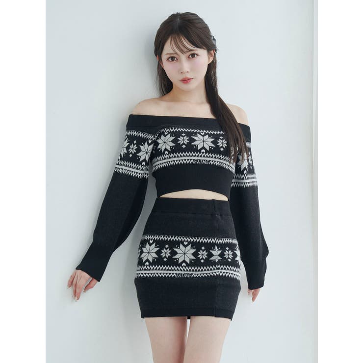 ノルディックニットスカート | EATME | 詳細画像15 