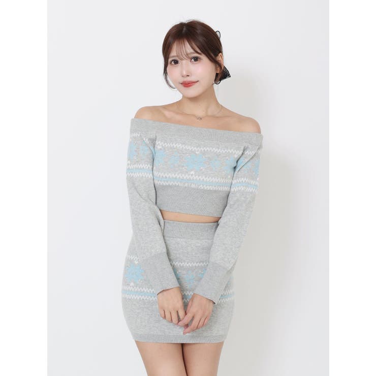 ノルディックニットスカート | EATME | 詳細画像2 