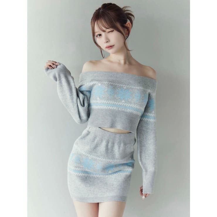 ノルディックニットスカート | EATME | 詳細画像21 