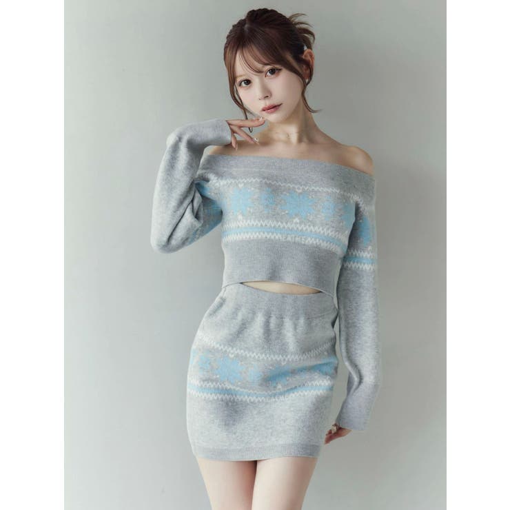 ノルディックニットスカート | EATME | 詳細画像24 