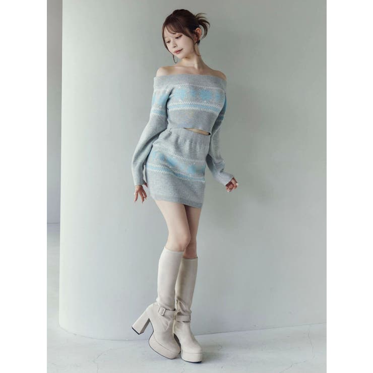 ノルディックニットスカート | EATME | 詳細画像27 