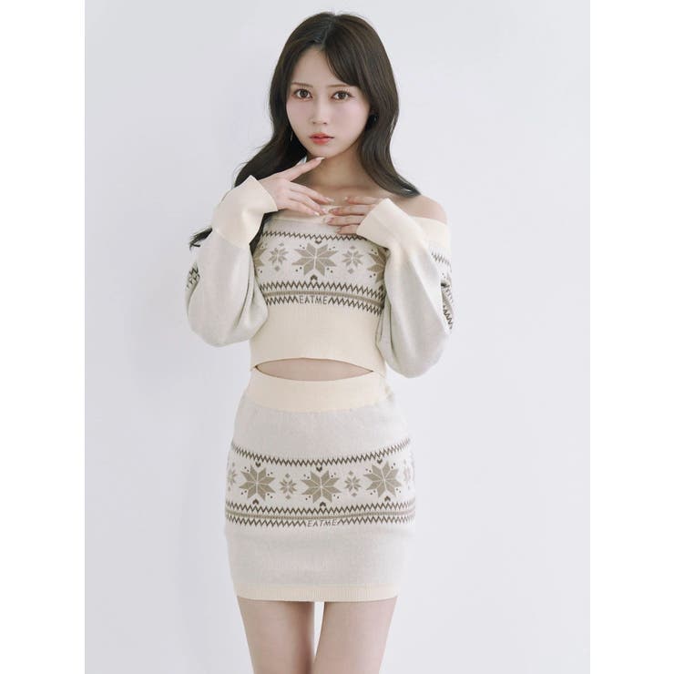 ノルディックニットスカート | EATME | 詳細画像29 