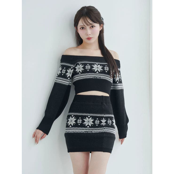 ノルディックニットスカート | EATME | 詳細画像34 