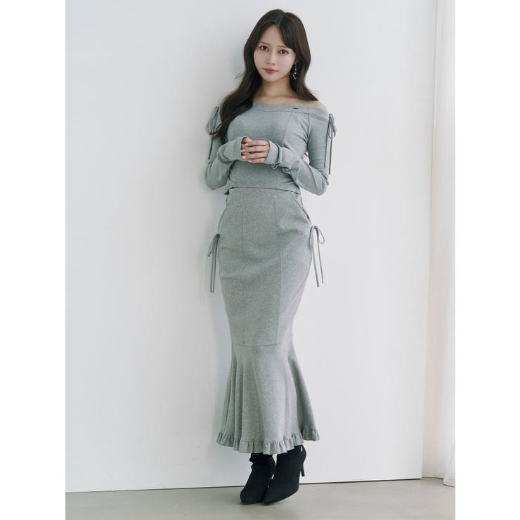 【SETUP】マーメイドリボンスカート | EATME | 詳細画像3 