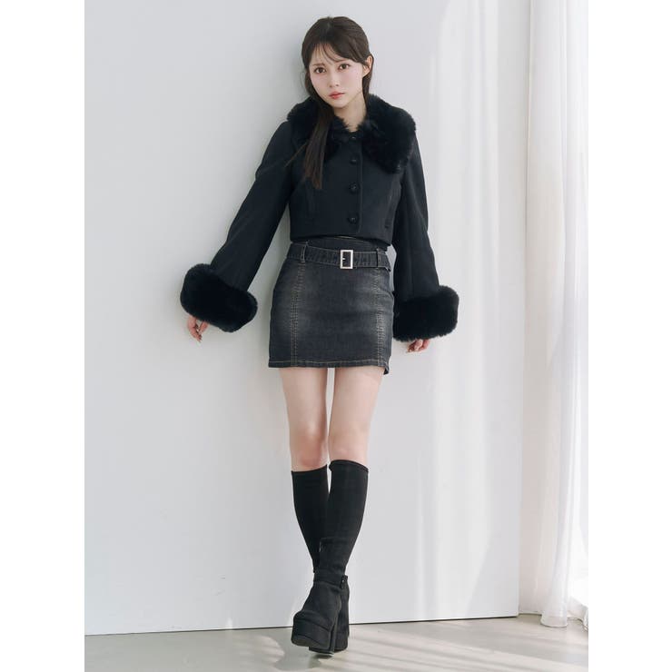 ベルトタイトデニムスカート | EATME | 詳細画像17 