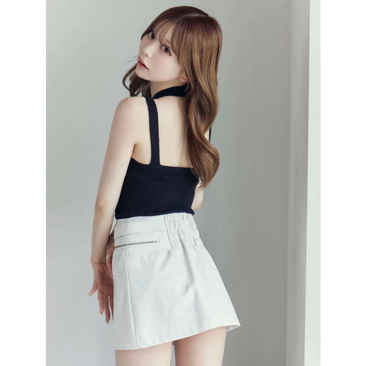 BACKオープンハイネックニットTOP | EATME | 詳細画像20 