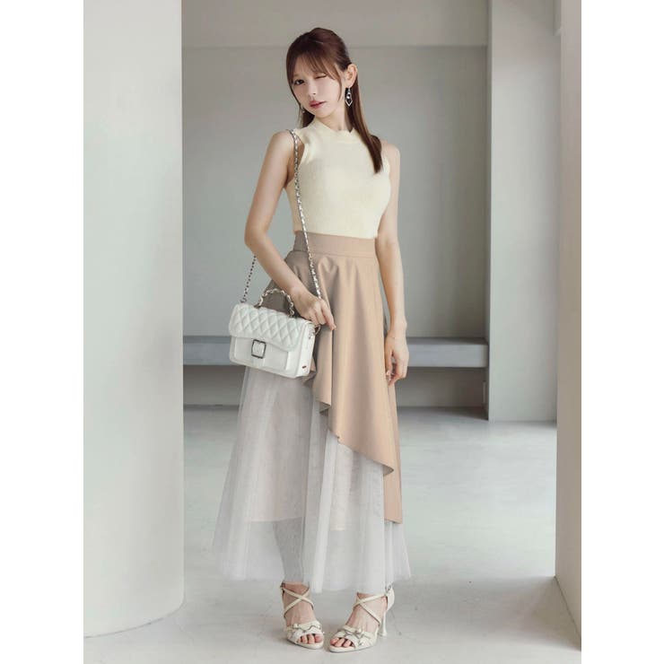 BACKオープンハイネックニットTOP | EATME | 詳細画像33 