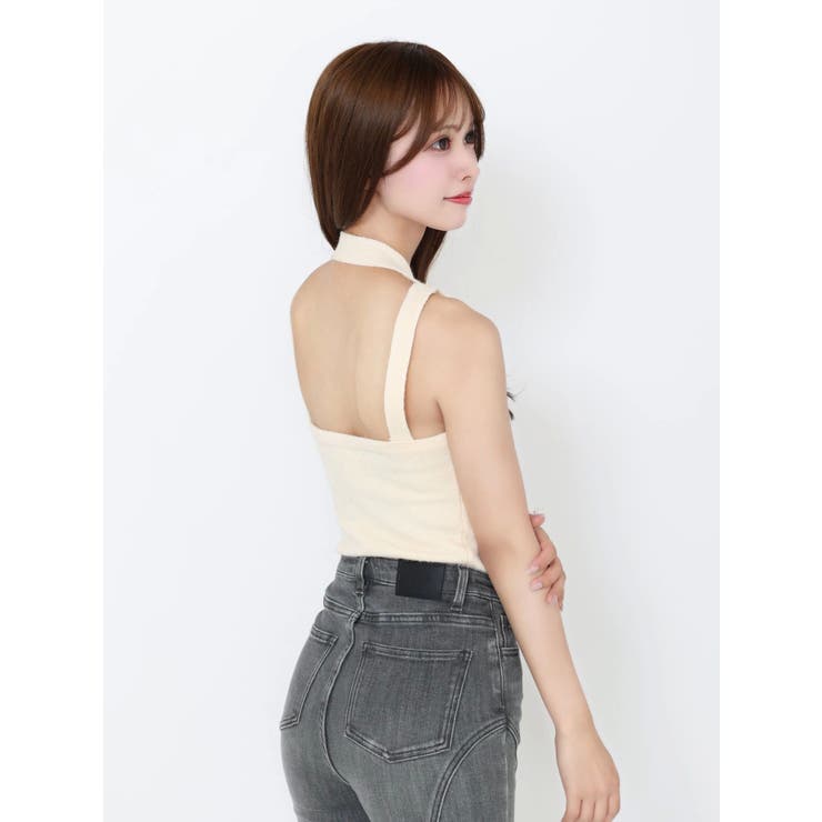 BACKオープンハイネックニットTOP | EATME | 詳細画像45 