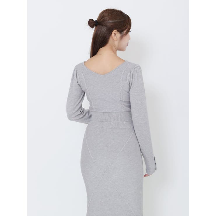 【SETUP着用可】クロスケーブルニットTOP | EATME | 詳細画像16 