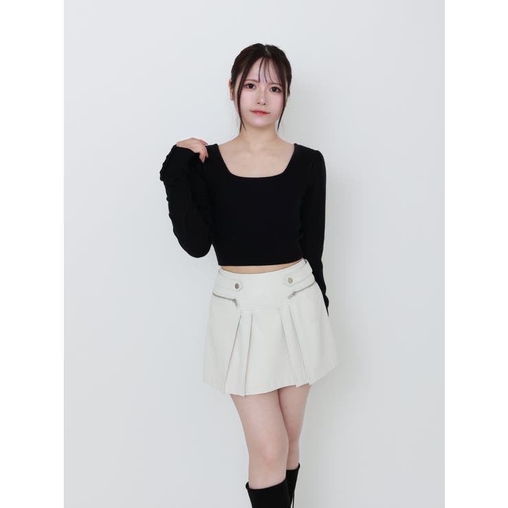 【SETUP着用可】クロスケーブルニットTOP | EATME | 詳細画像20 