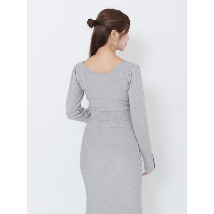 【SETUP着用可】クロスケーブルニットTOP | EATME | 詳細画像40 