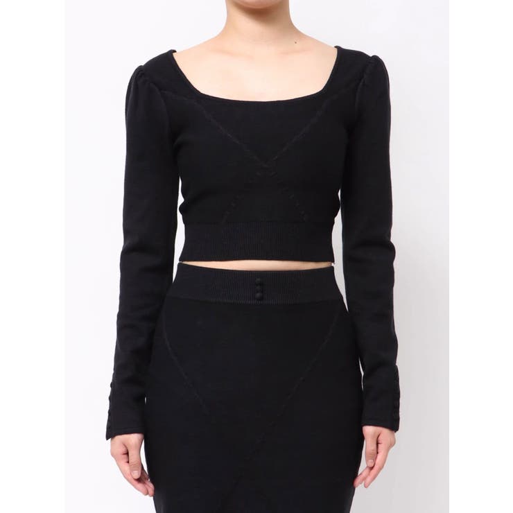 【SETUP着用可】クロスケーブルニットTOP | EATME | 詳細画像50 