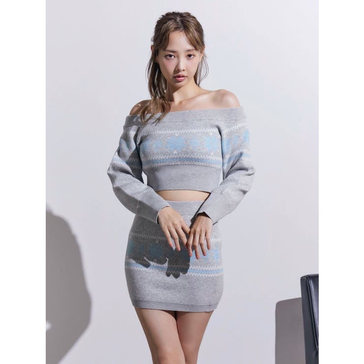 ノルディックニットオフショルTOP | EATME | 詳細画像39 