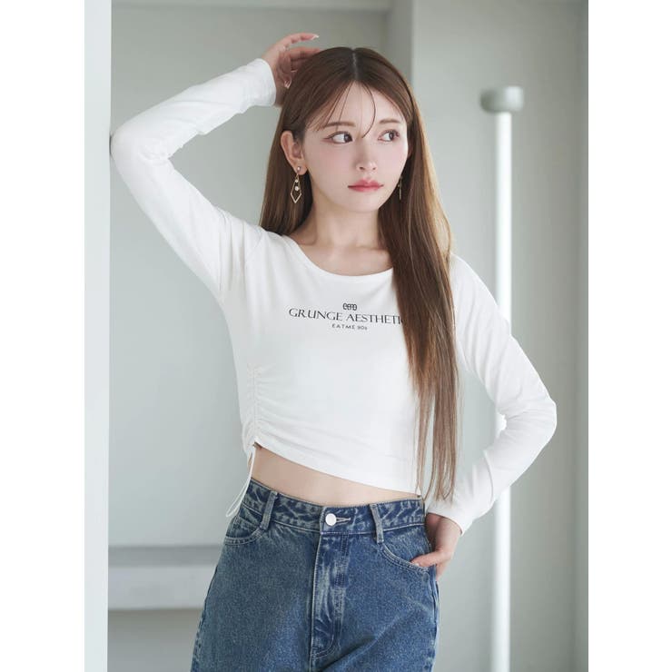 アシンメトリーギャザーTOP | EATME | 詳細画像17 