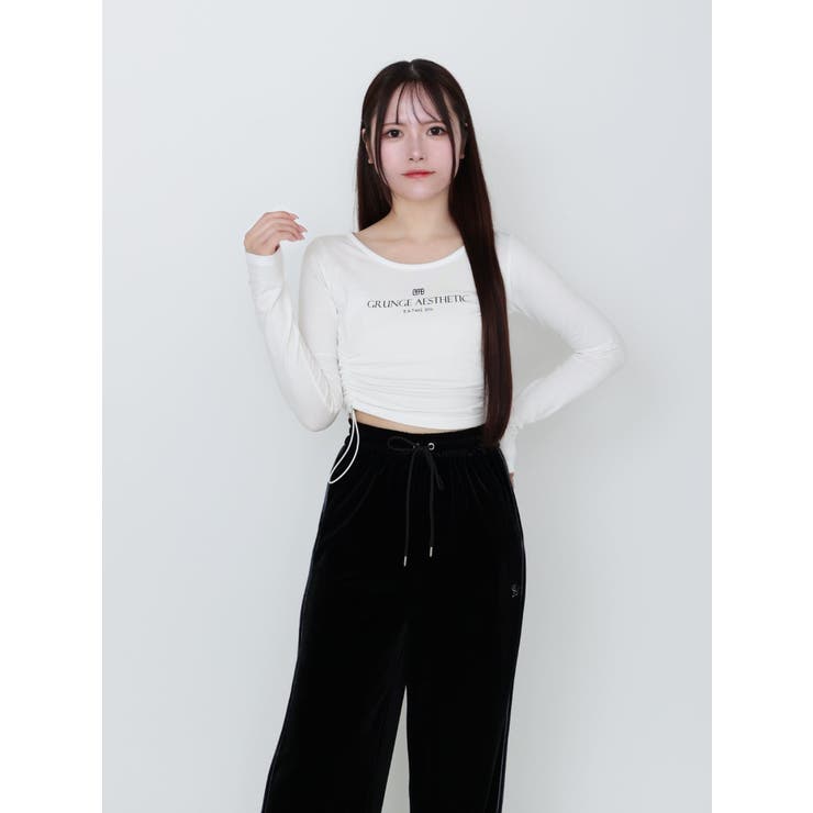 アシンメトリーギャザーTOP | EATME | 詳細画像2 