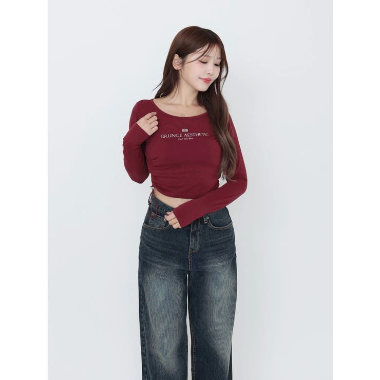 アシンメトリーギャザーTOP | EATME | 詳細画像25 