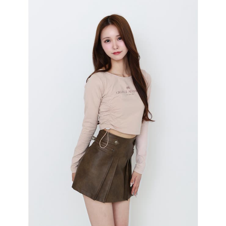 アシンメトリーギャザーTOP | EATME | 詳細画像5 