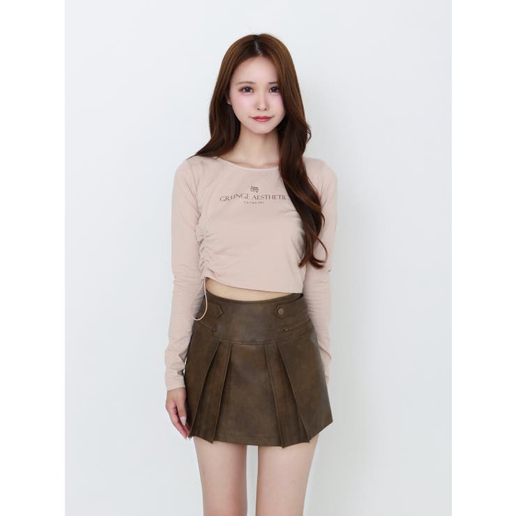 アシンメトリーギャザーTOP | EATME | 詳細画像6 